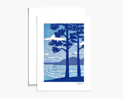 Through The Pines Greeting Card