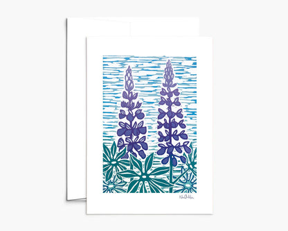 Lupines Greeting Card