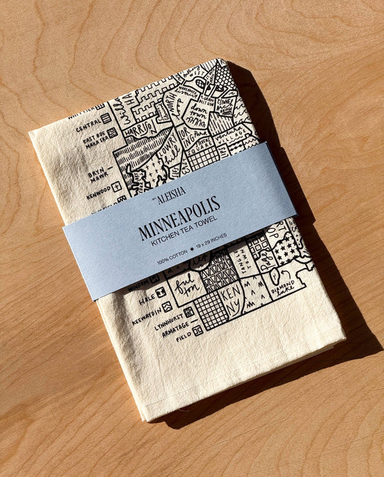 Minneapolis Map Tea Towel