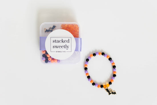Halloween Craft, Mini Bracelet Craft Kit Bat