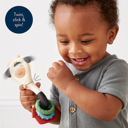Teething Rattle - Carmen the Cow