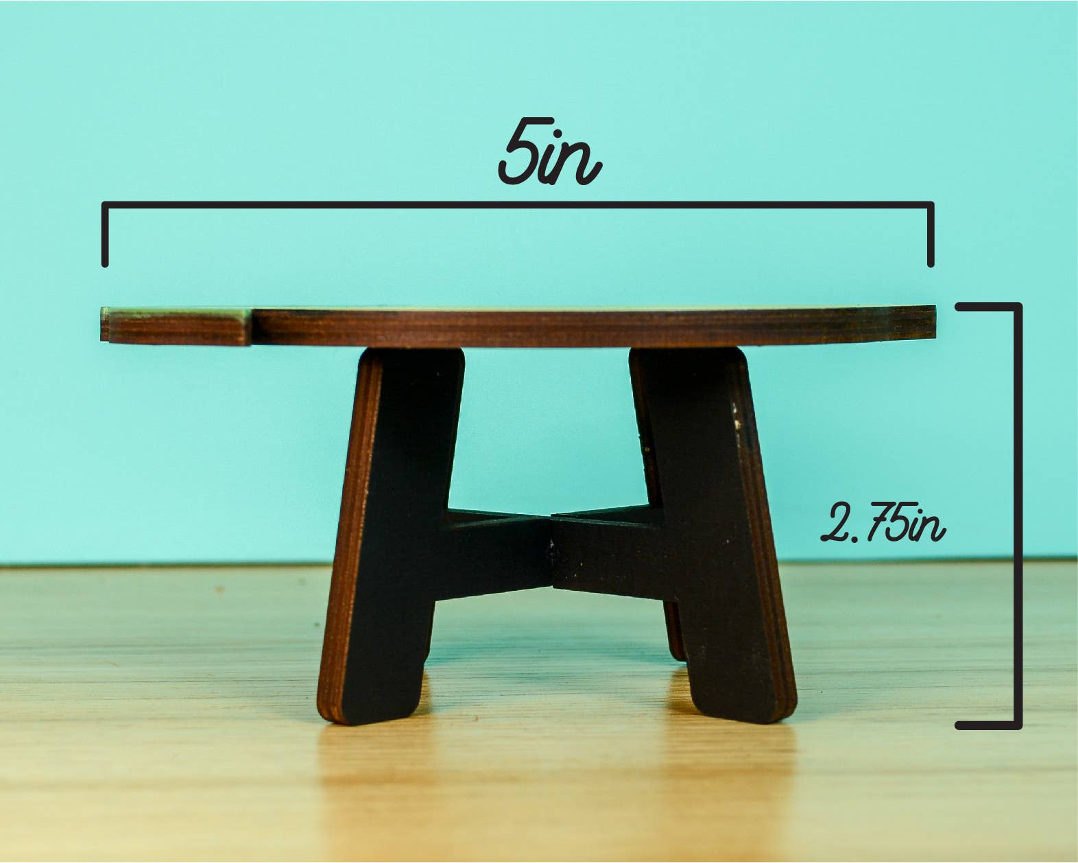 Lemon Plant Stand - Wood Plant Holder