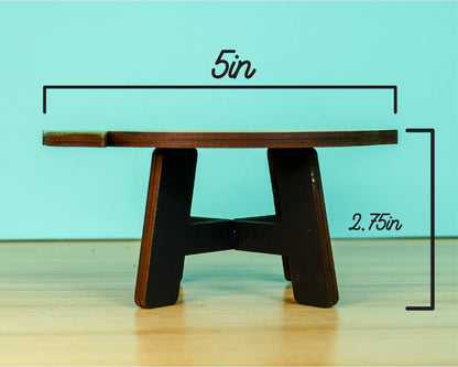 Lemon Plant Stand - Wood Plant Holder