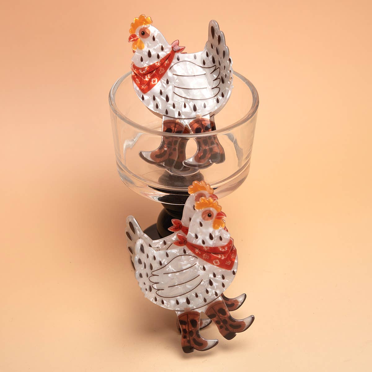 Cowboy Chicken Claw Clip