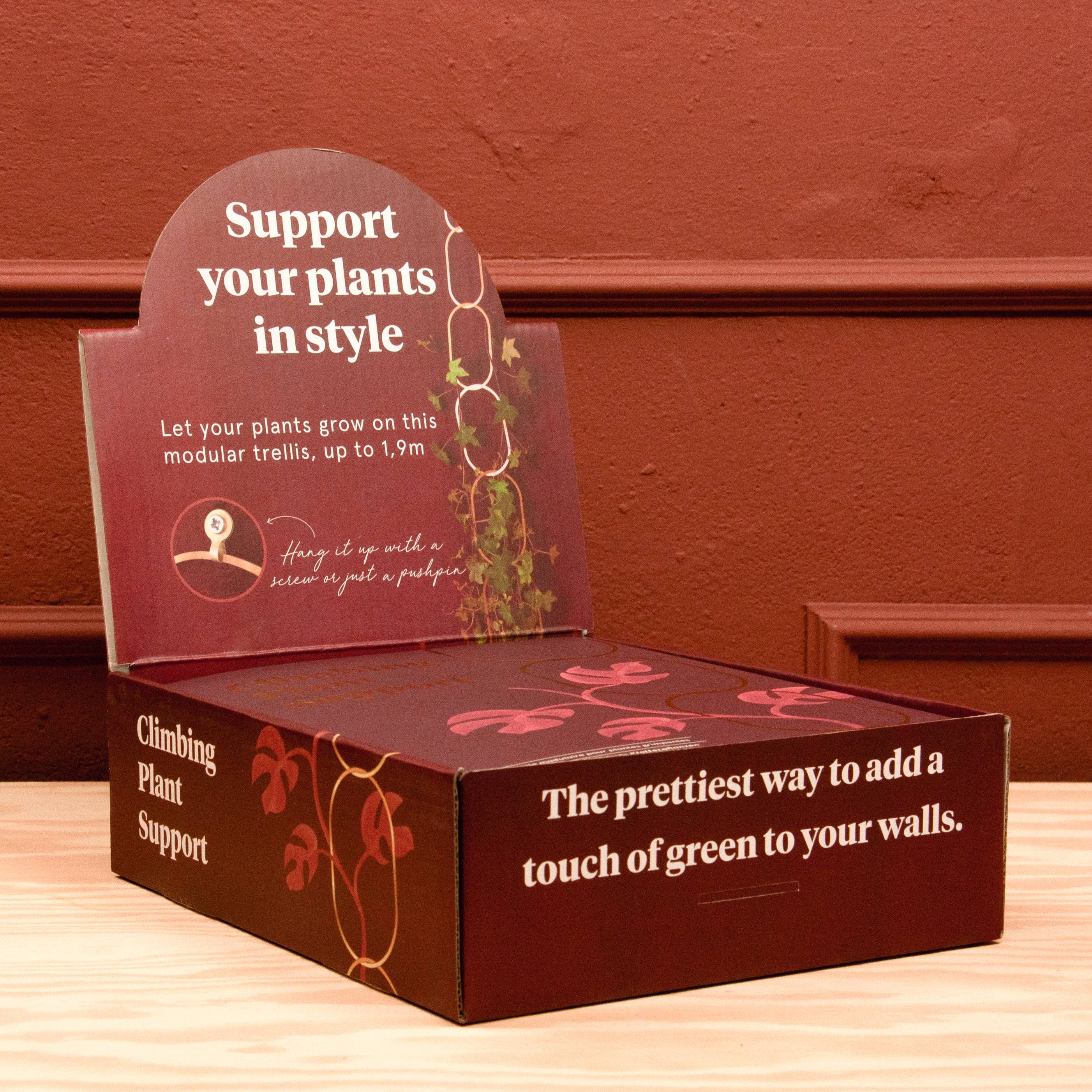 Gold Brass Chain - Plant Support for climbing plants