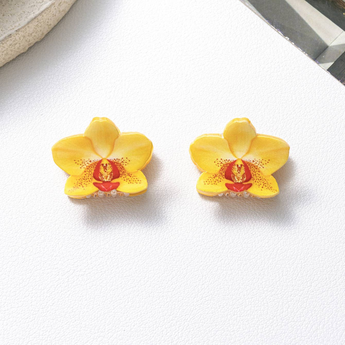 2-Pack Orchid Mini Claw Clips