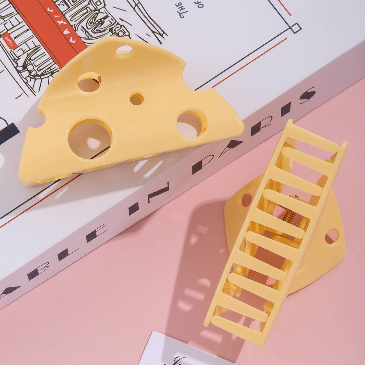 Cheese Wedge Claw Clip