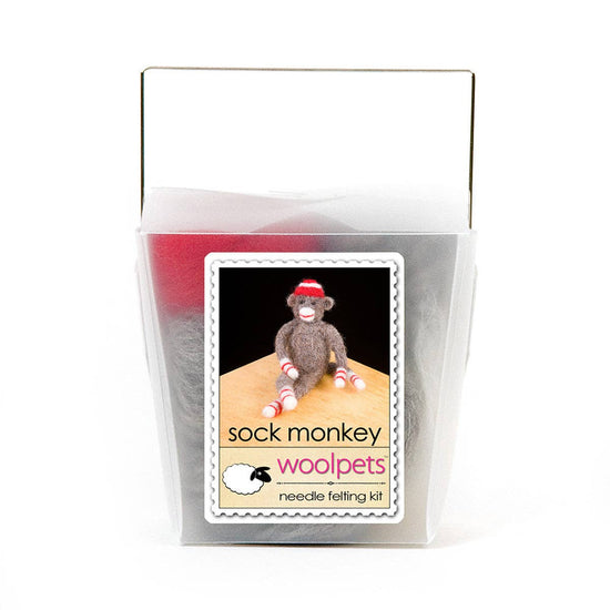 Sock Monkey Felting Kit