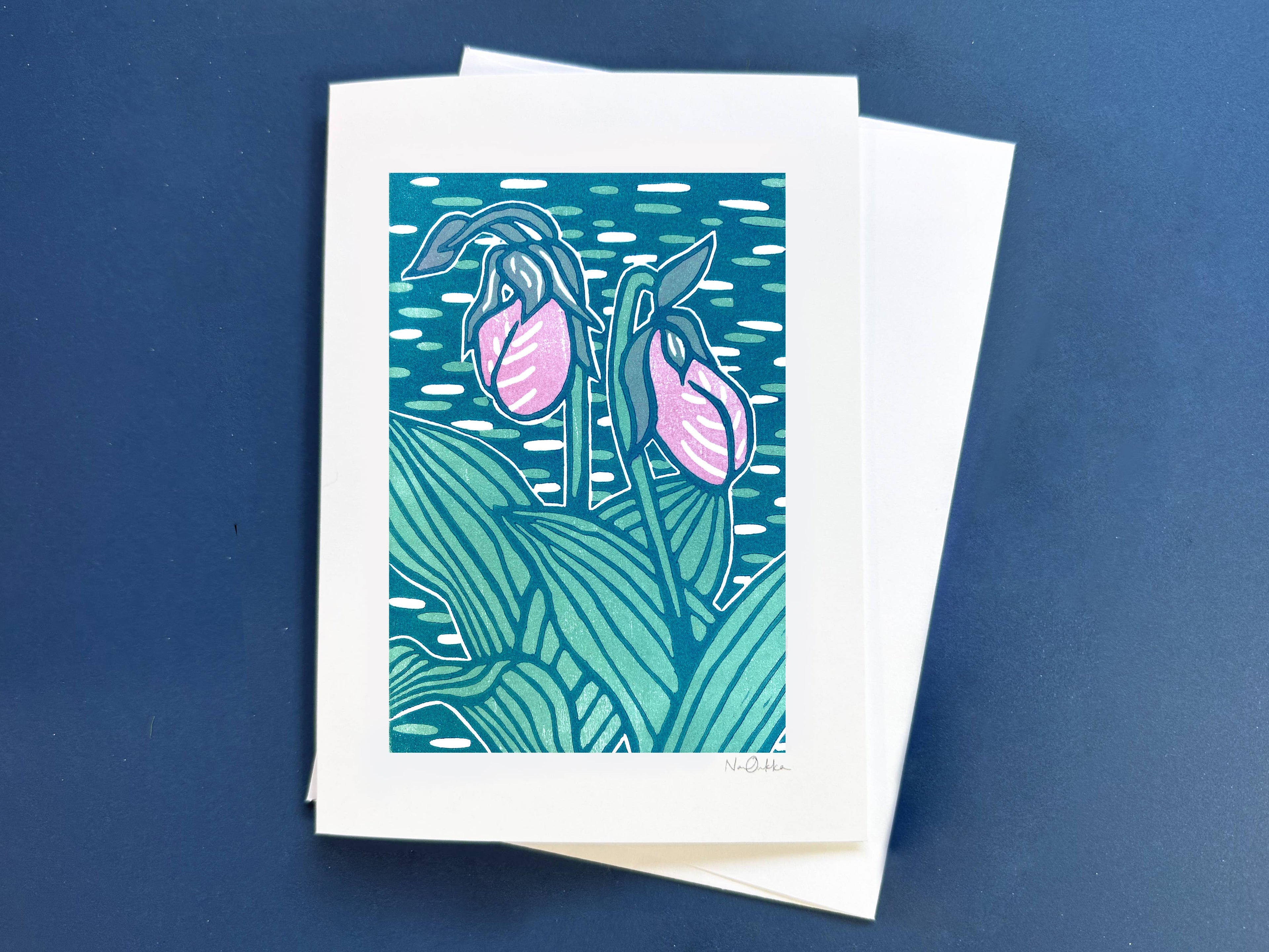Lady Slippers Greeting Card