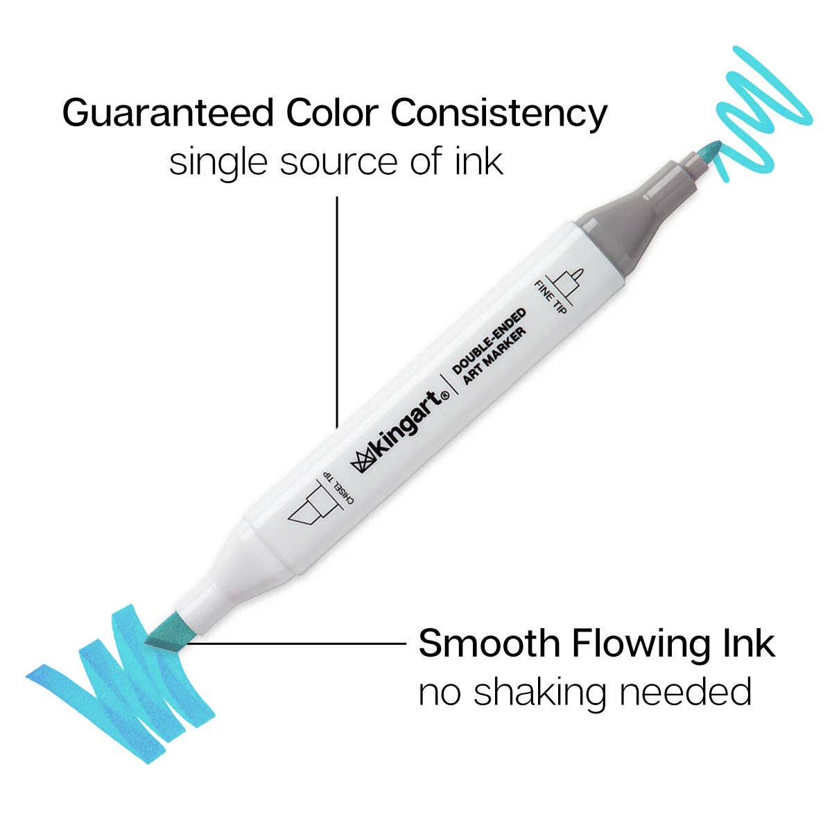 Double-Ended Alcohol Markers: Bright