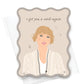 Wavy Die Cut TS Folklore Notecard