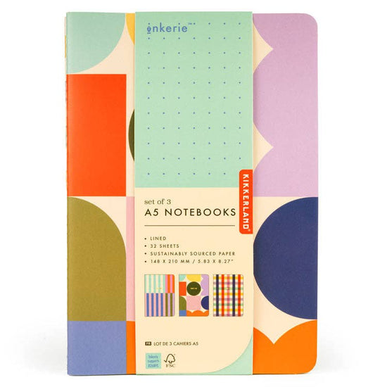 A5 Notebooks: Set of 3