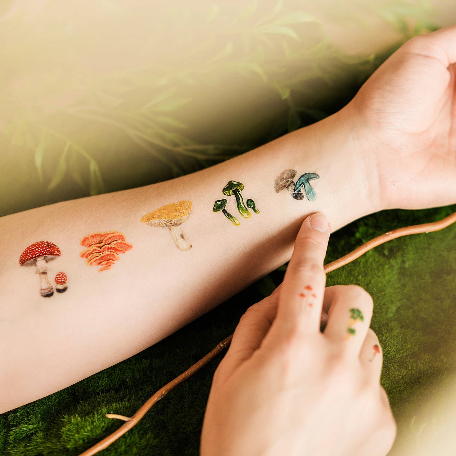 Mushrooms Tattoo Sheets