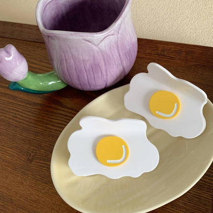 Fried Egg Claw Clip