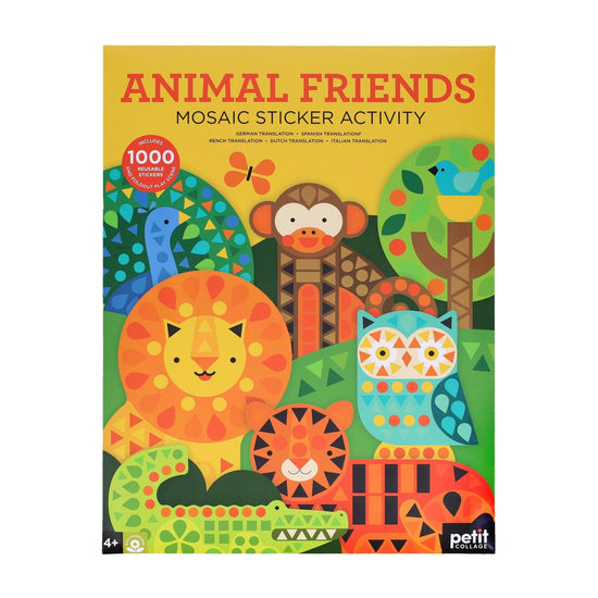 Animal Friends: Mosaic Sticker Activity