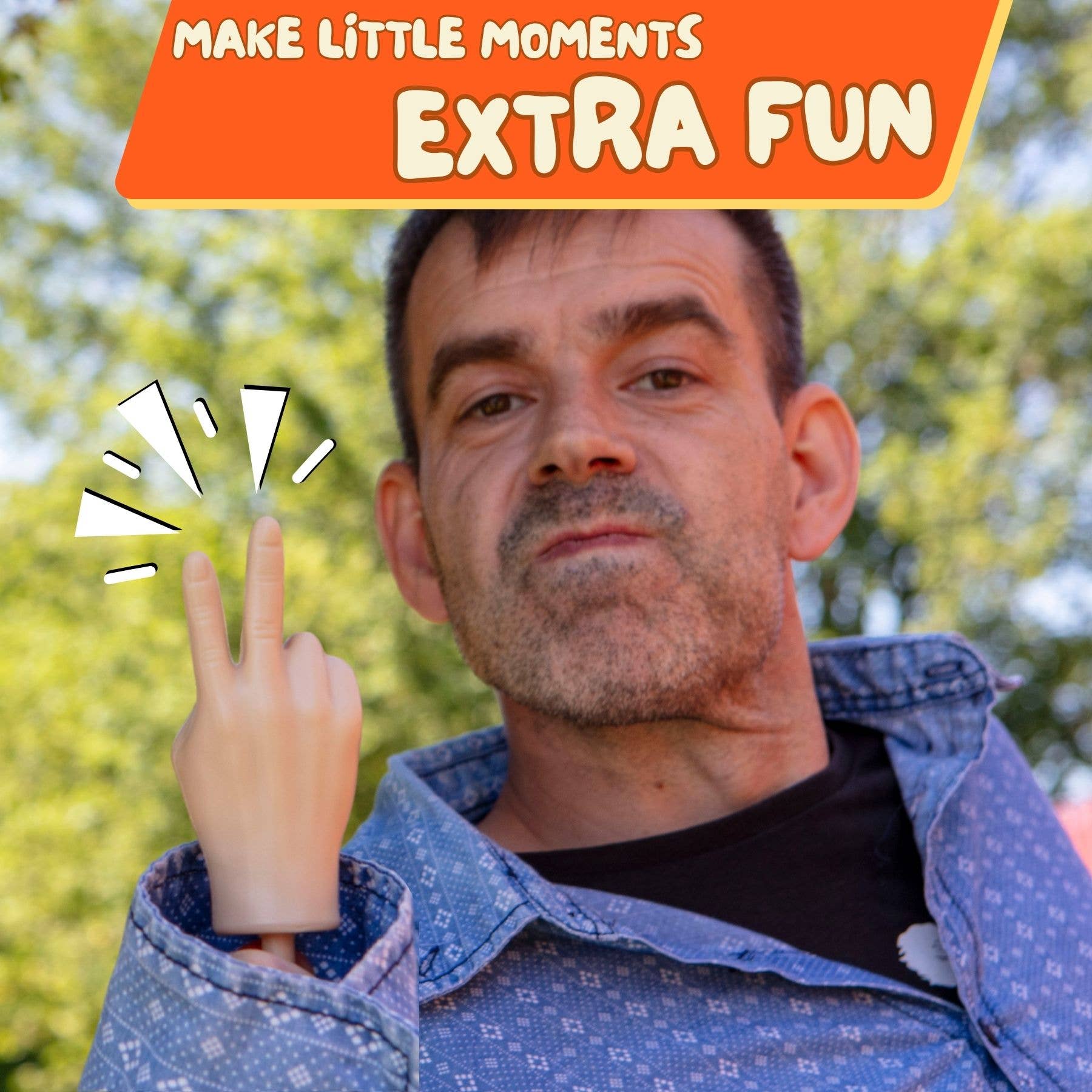 Tiny Hands on Sticks Prank