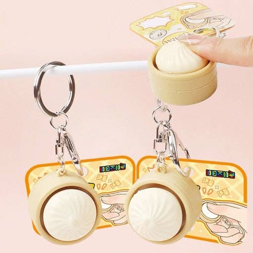 Dumpling Clicker Keyring