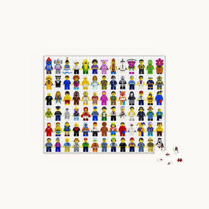 Lego Minifigure 1000-Piece Puzzle