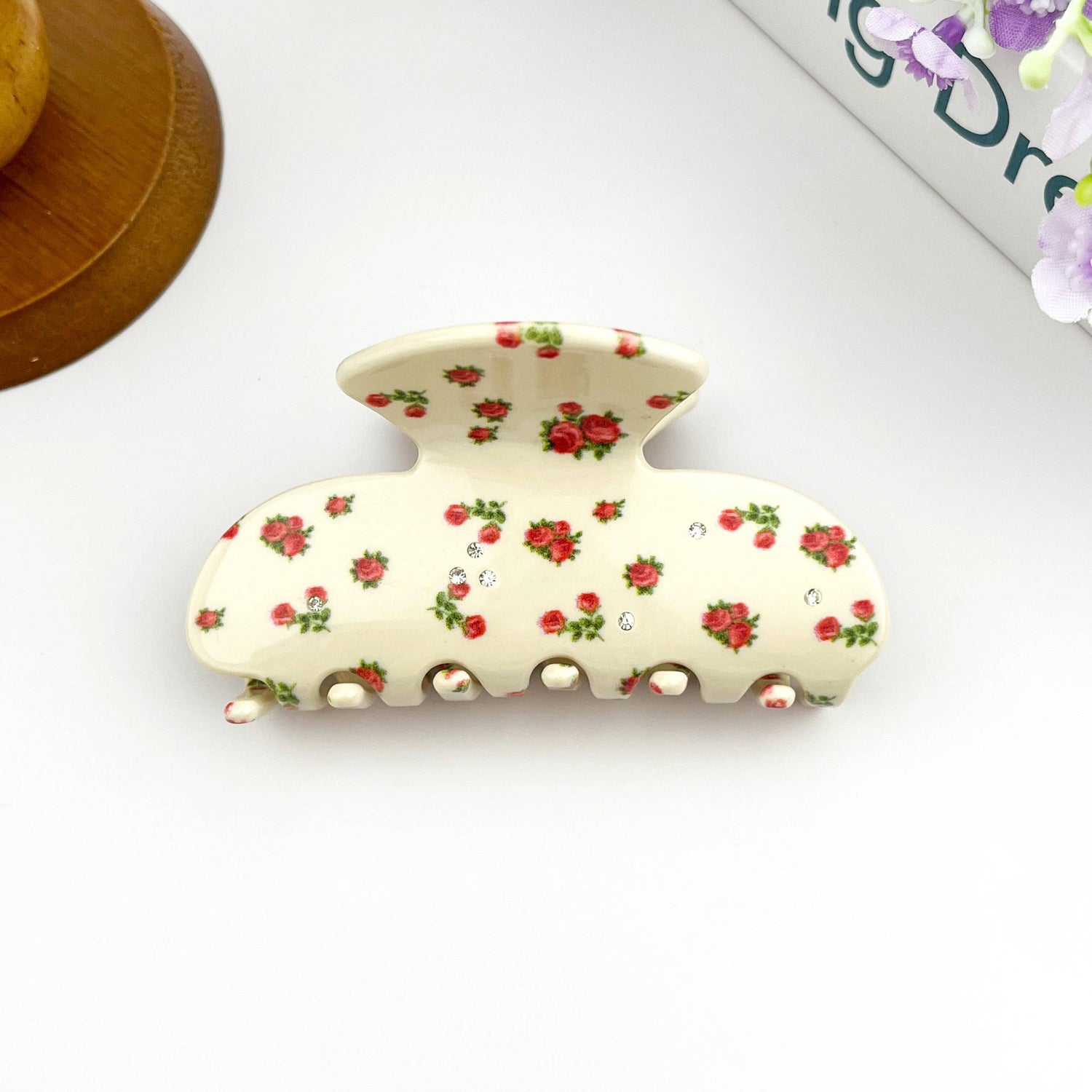 Floral &amp; Fruit Claw Clip