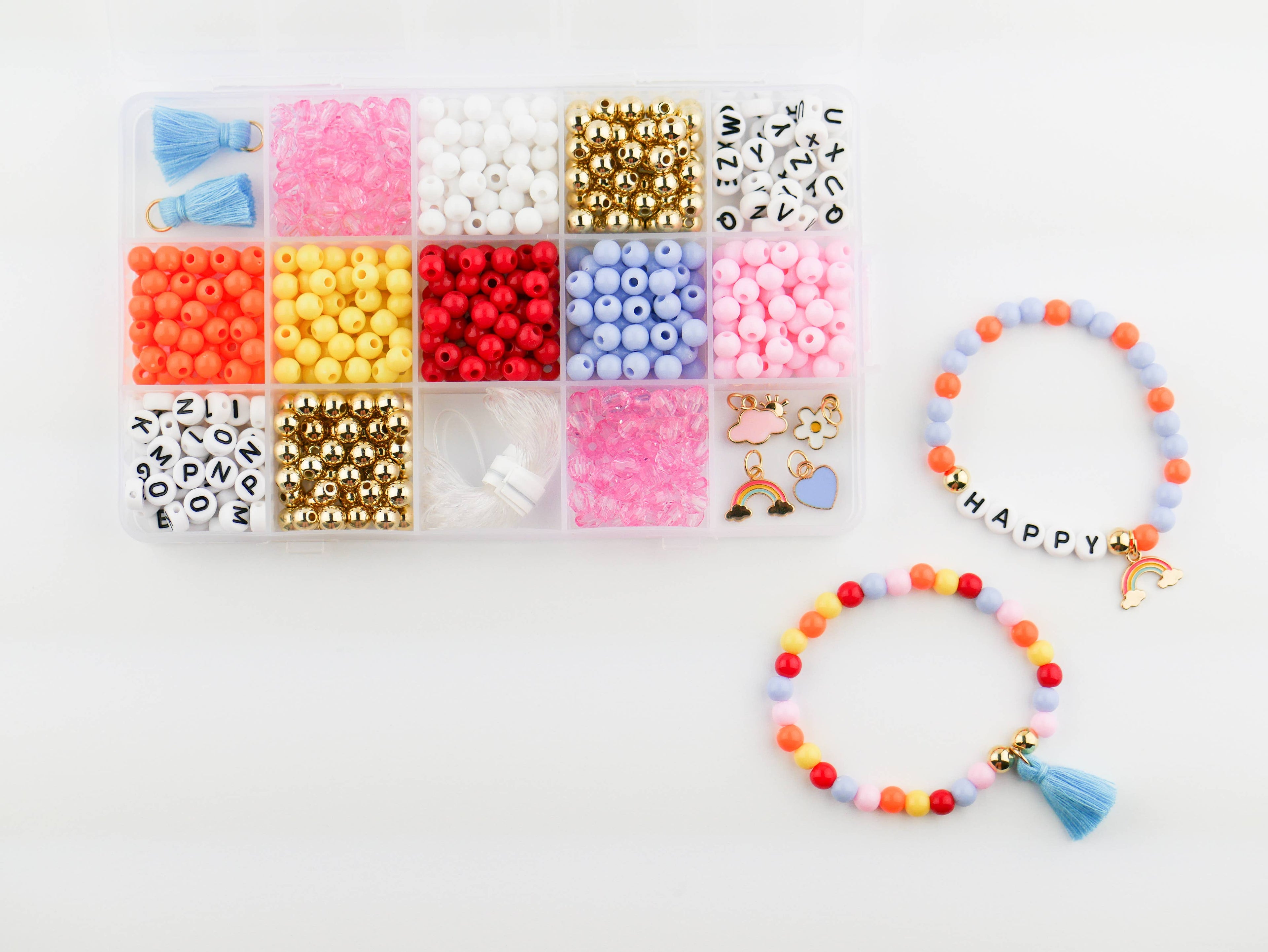 Color My World Rainbow Bracelet Craft Kit