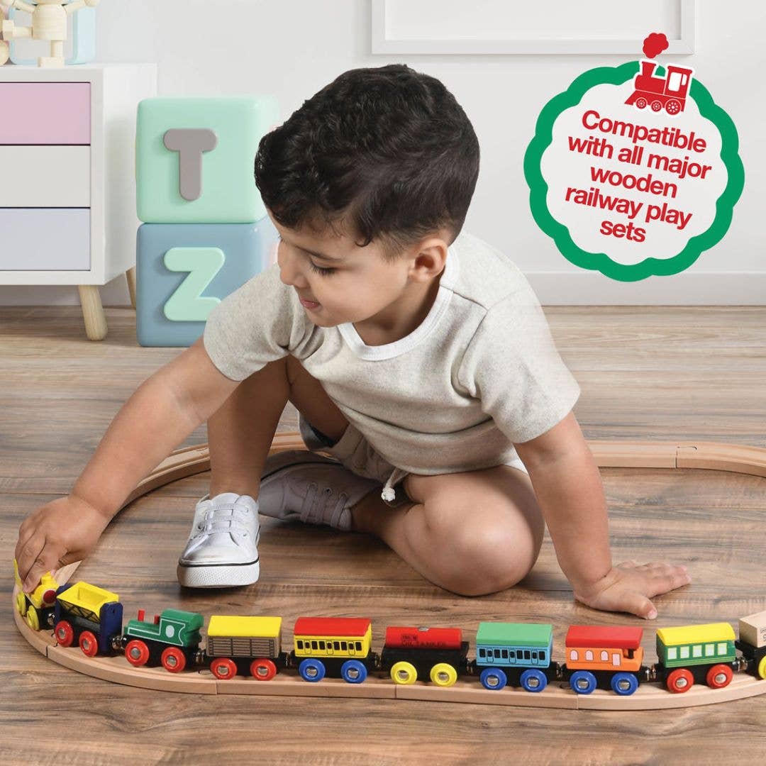 Wooden Train Set