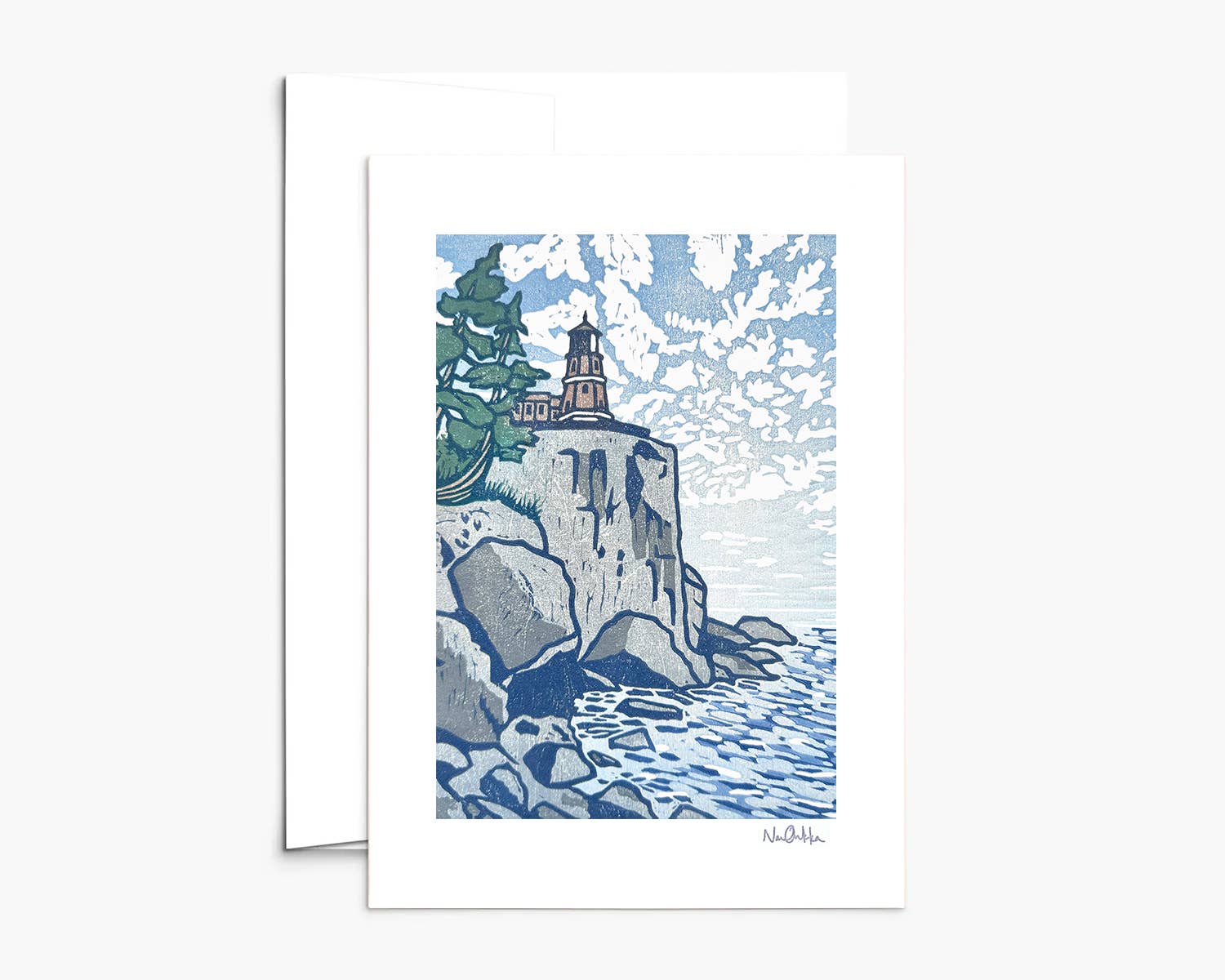 Split Rock Greeting Card