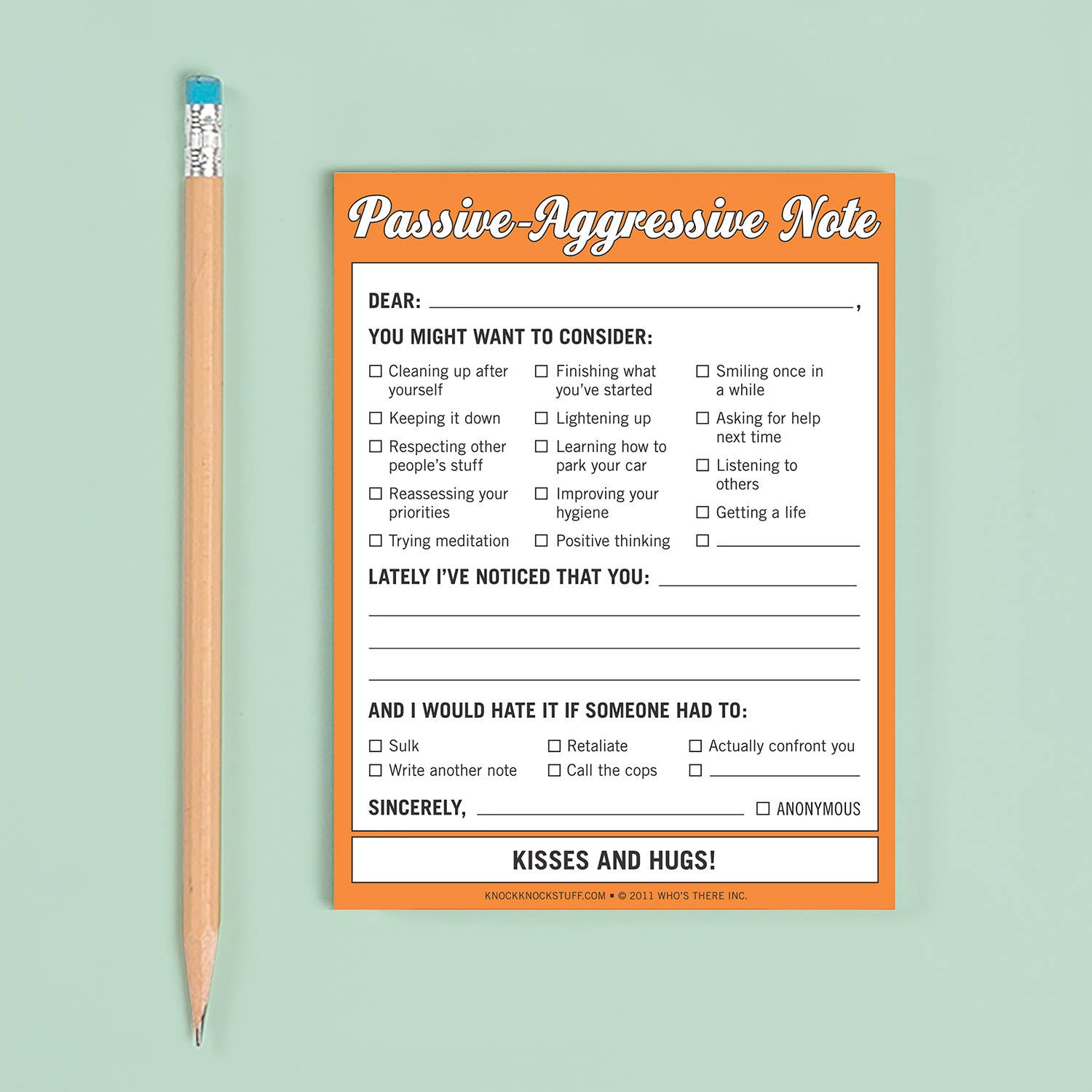 Passive-Aggressive Nifty Notes