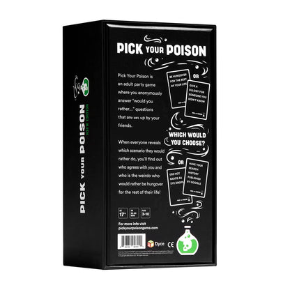 PICK YOUR POISON: Adult Party Card Game