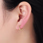 14K Gold Filled 13mm Minimalist Huggie Earrings | P505