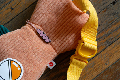 The Fish Bag (Coral &amp; Dark Green)