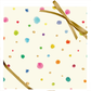 Colorful Watercolor Dots Stone Wrapping Paper