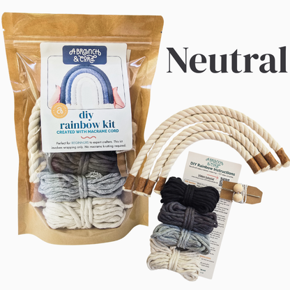 DIY Macrame Rainbow Kit