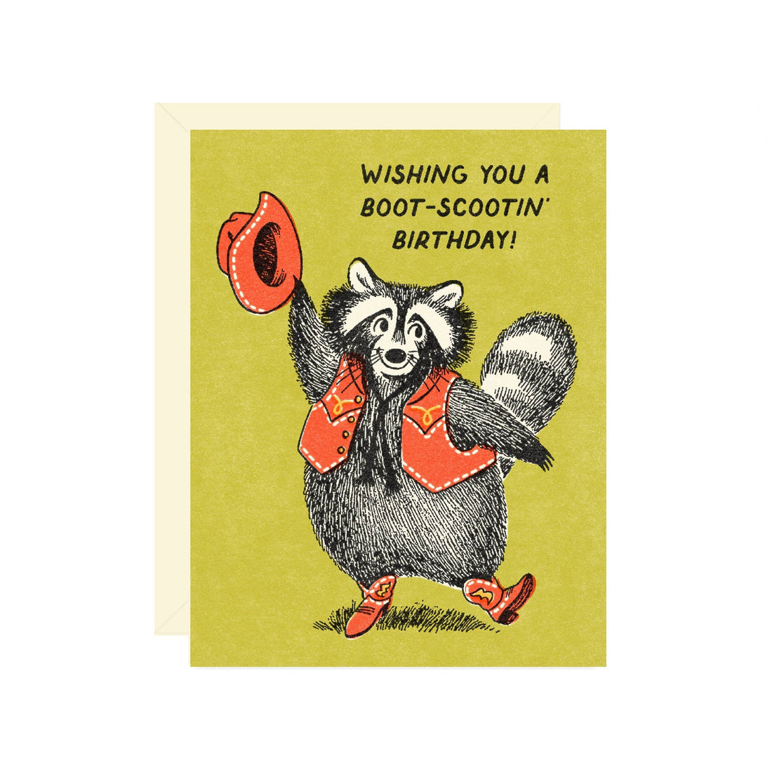 Raccoon Boot Scootin&