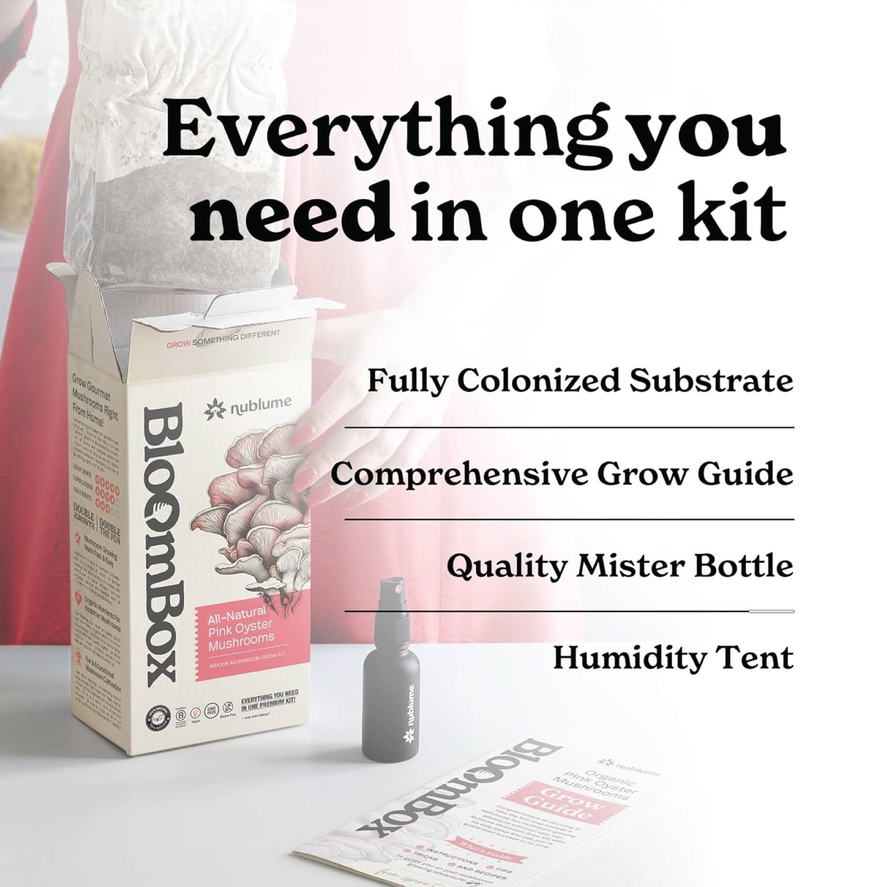Pink Oyster Mushroom Grow Kit