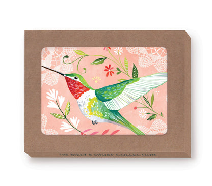 Hummingbird Boxed Notecard - Set of 10