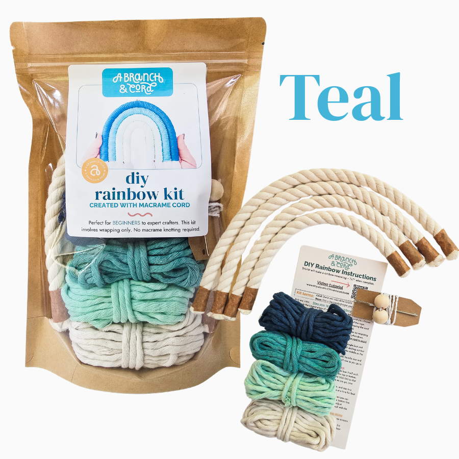 DIY Macrame Rainbow Kit