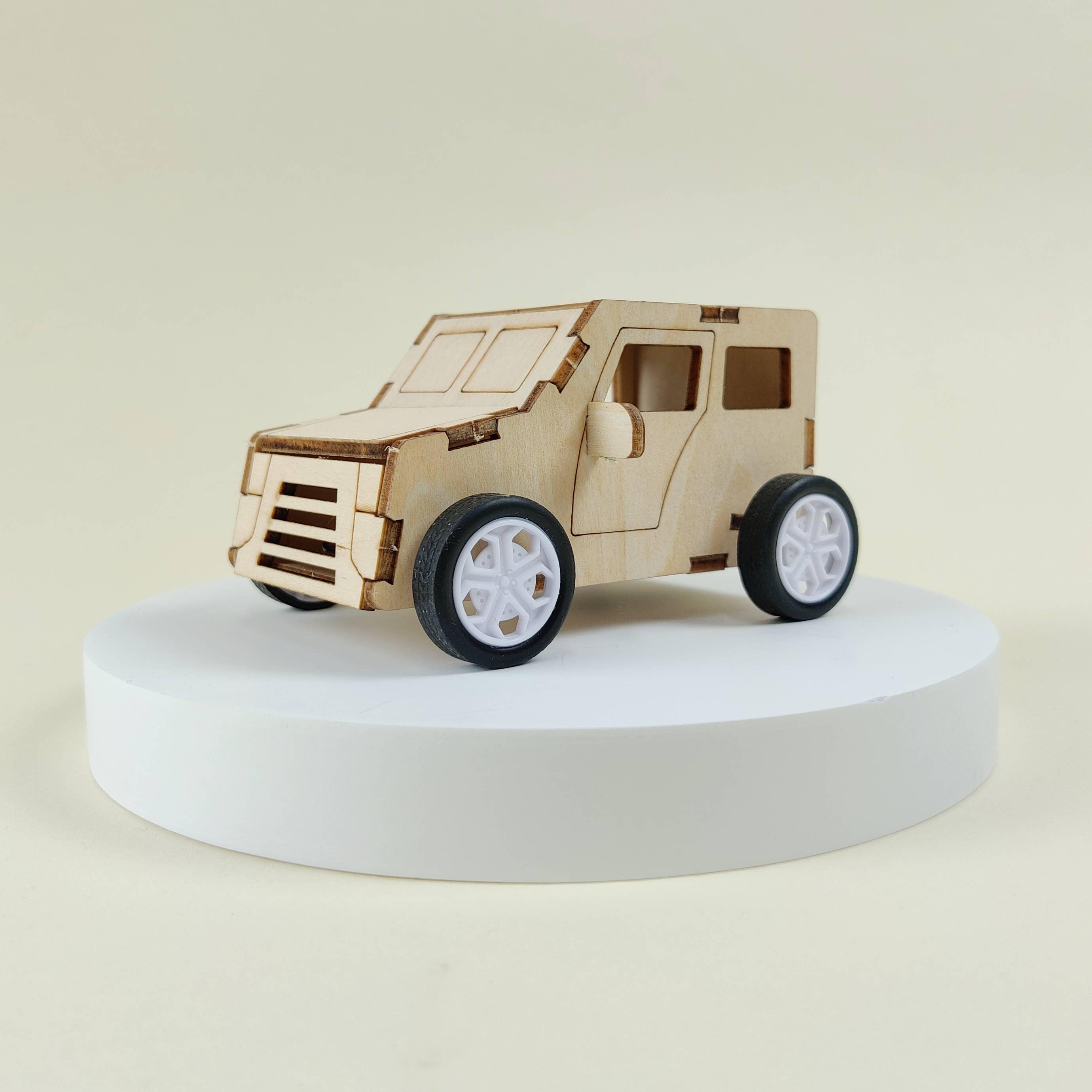 String Car Motor Pull String Car DIY Kit – Lost in the Forrest