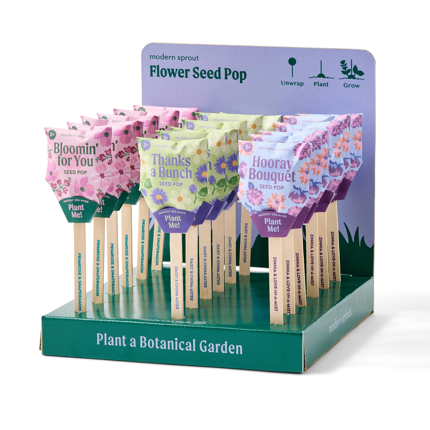 Assorted Flower Seed Pops