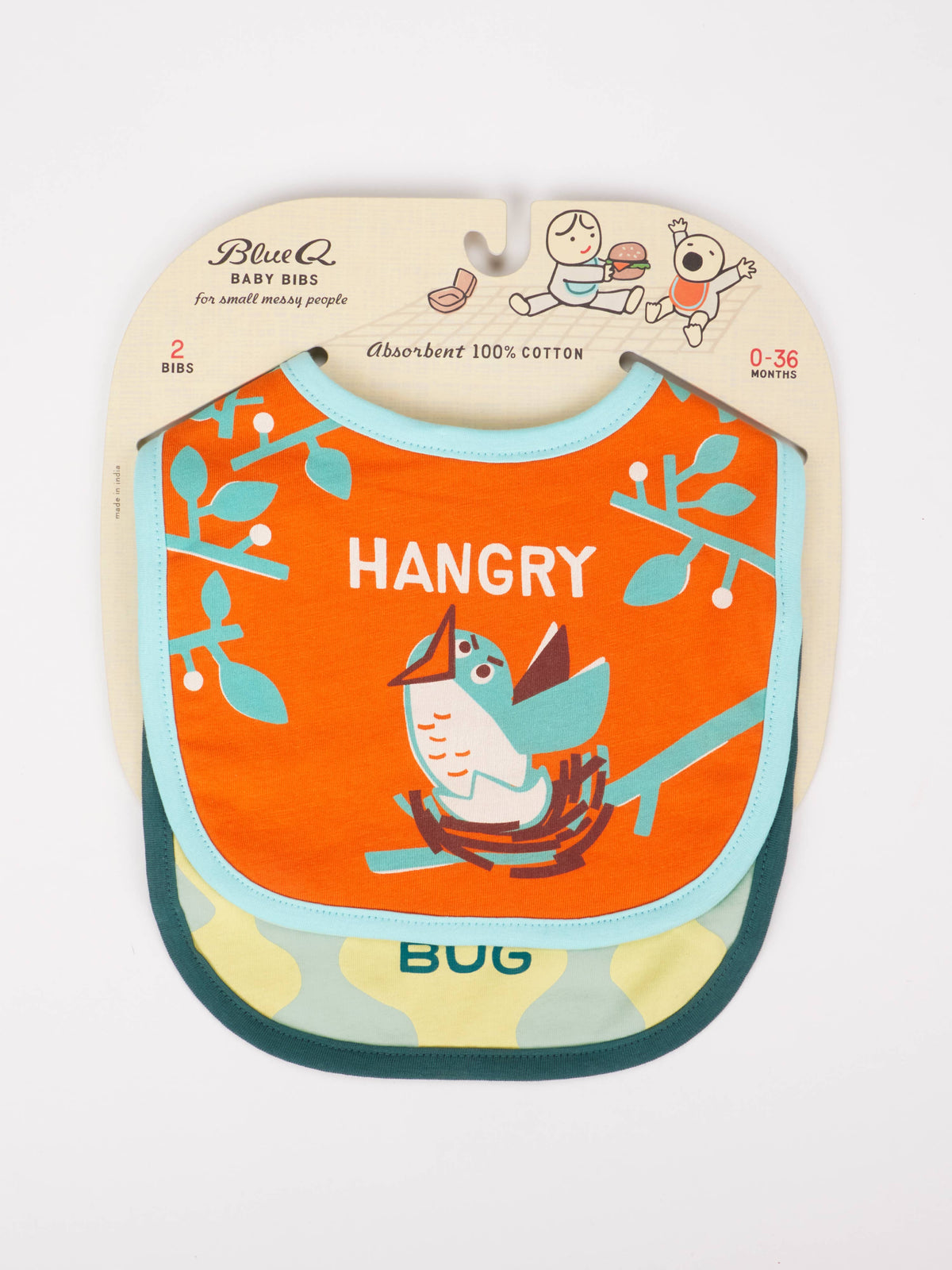 Hangry &amp; Cuddle Bug Baby Bibs