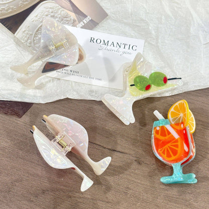 Cocktail Claw Clip