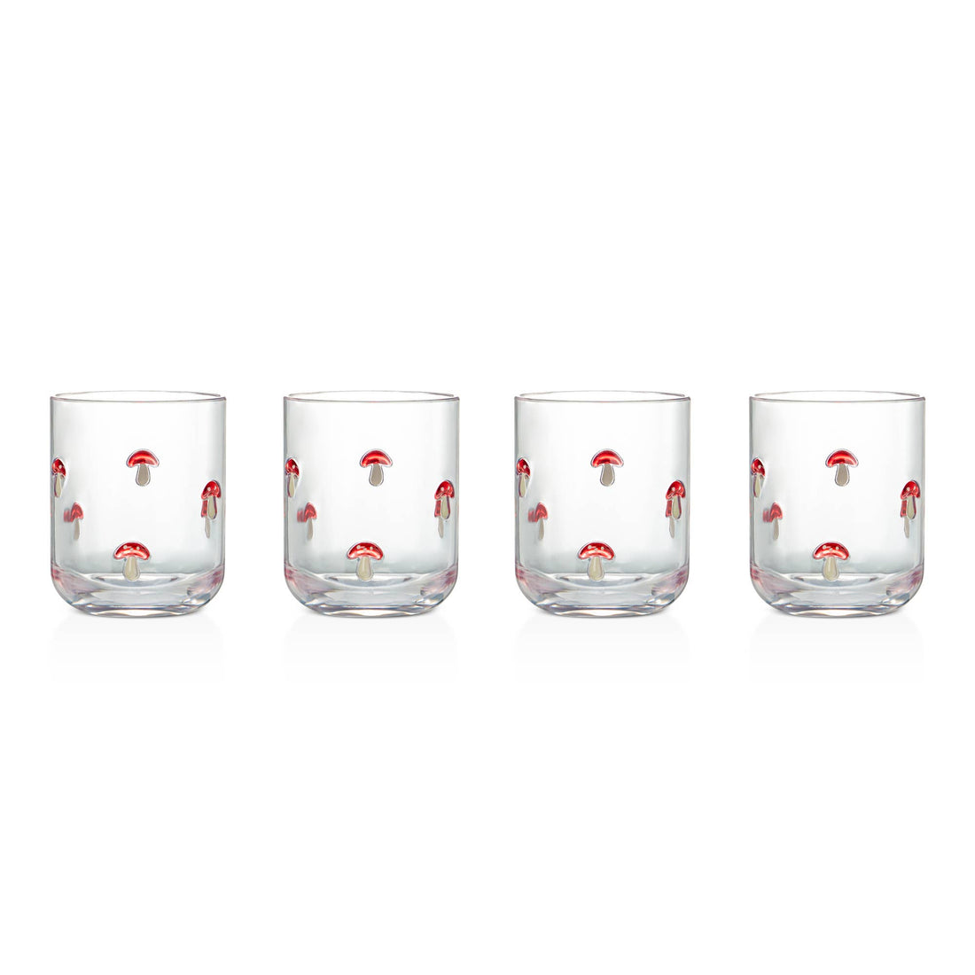 Embossed Tumbler - Red Mushroom