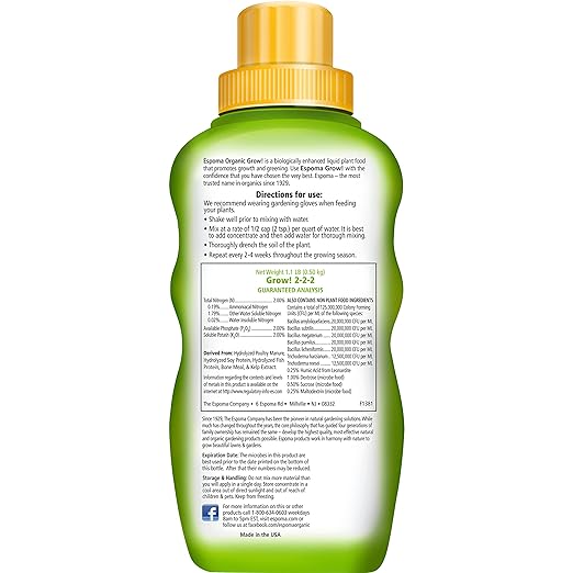 Espoma Grow! Liquid Concentrate Plant Food