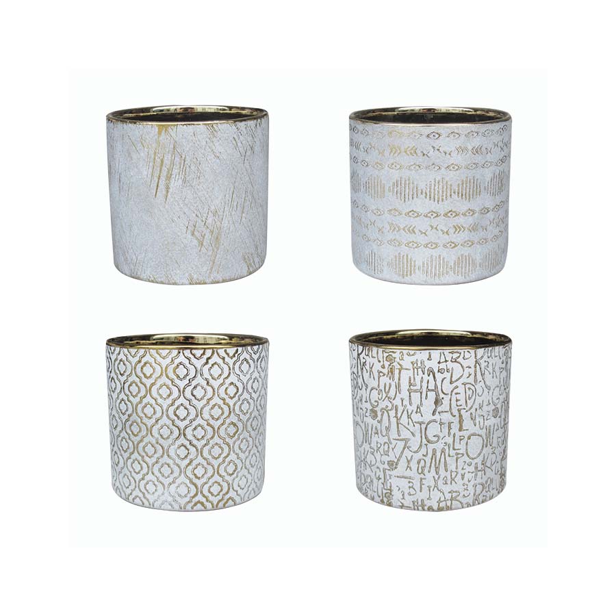 Golden Patterns Planter