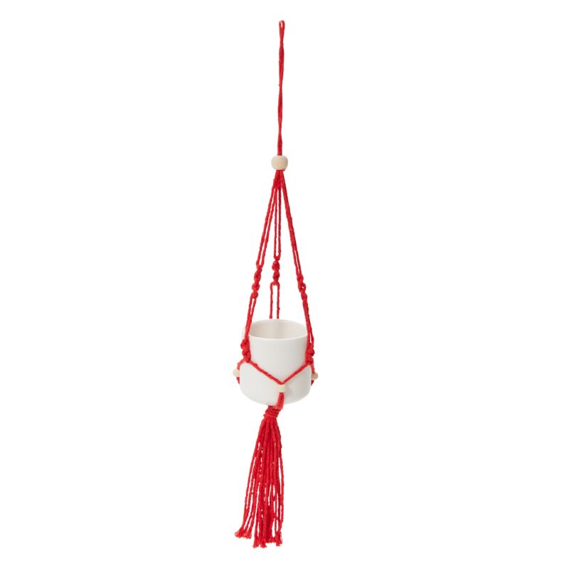Macrame Tillandsia Holder Ornament