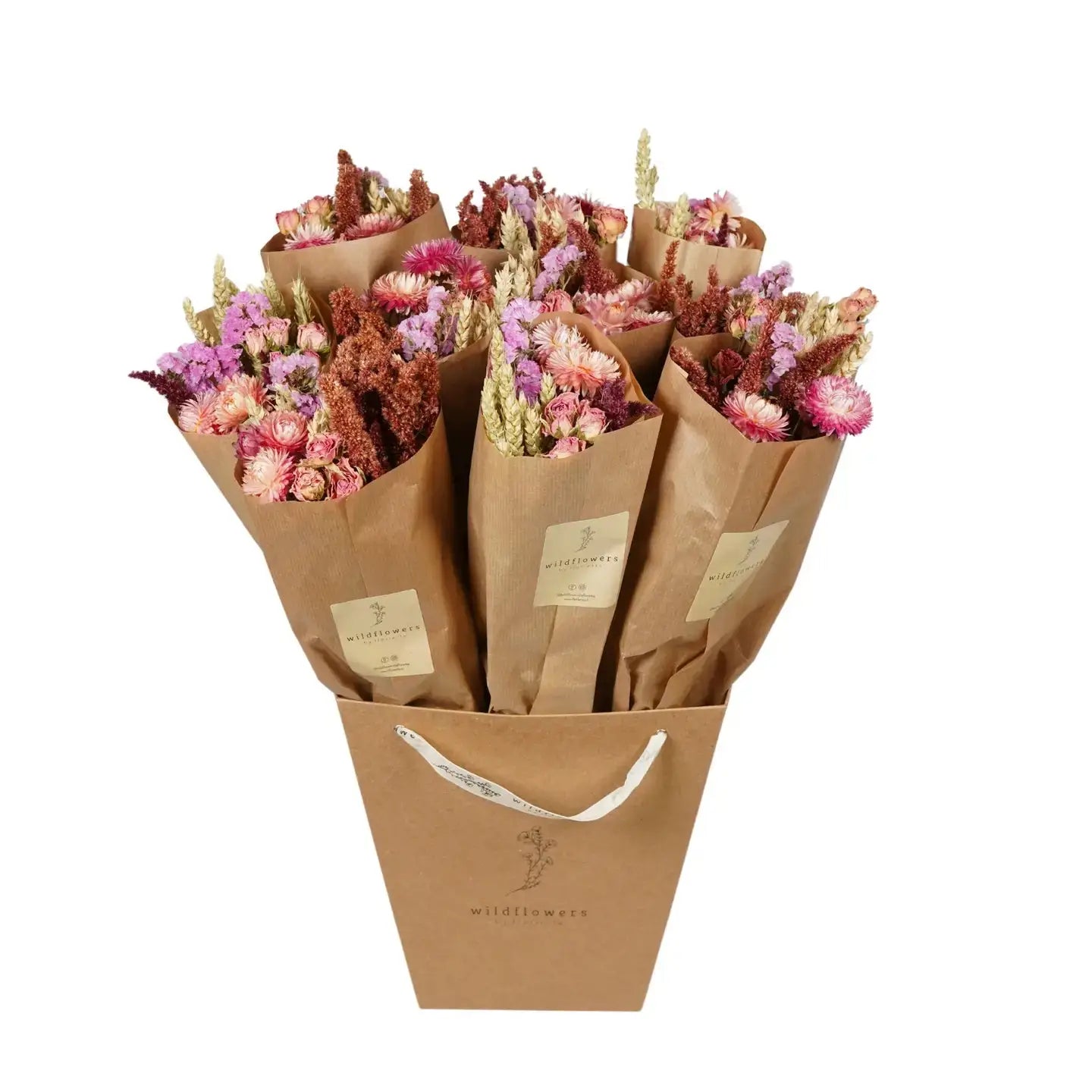 Dried Flowers Pink