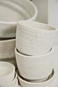 Salvage Pot with Saucer