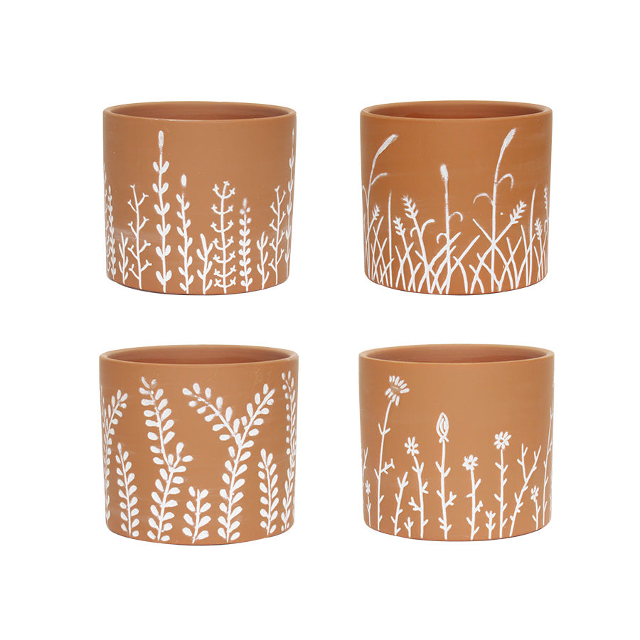 Cylinder Terracotta Pot
