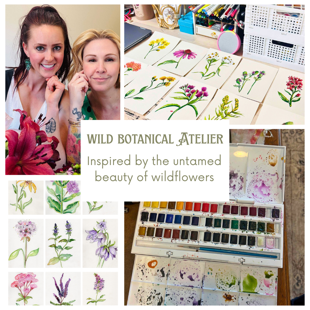 Watercolor Floral Painting Class, February 7th at 12:00 pm
