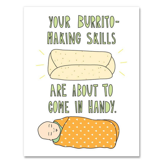 Burrito Baby - card