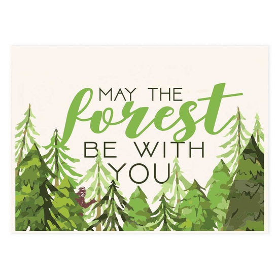 Forest Be with You Greeting Card